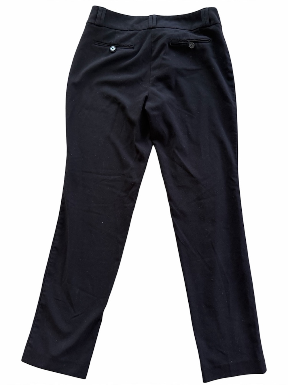 ANNE KLEIN Black Stretch Straight-Leg Pants Women’s Size 4 - Picture 3 of 8